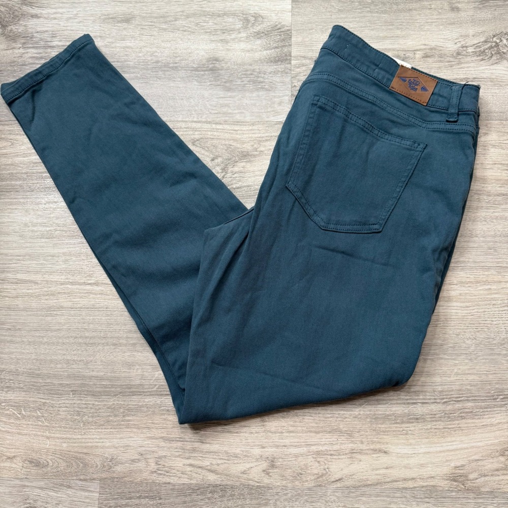 Wild Blue Legging Pants Teal Blue Women's‎ Size 13 Cotton Blend Casual Comfort